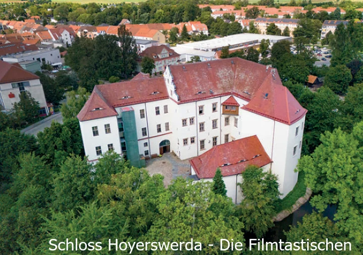 Schloss Hoyerswerda aus der Vogelperspektive