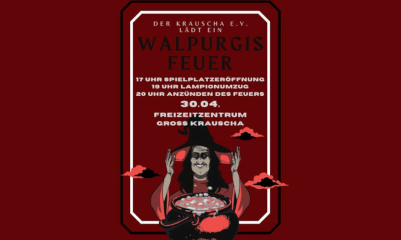 Plakat Walpurgisfeuer Groß-Krauscha