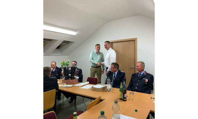 Ernennung von Patrick Schäfer zum Gemeindewehrleiter