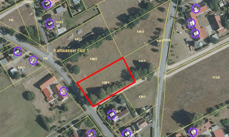 Baugrundstück zu verkaufen – Kaltwasser – 1620 qm